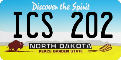 ND license plate ICS202