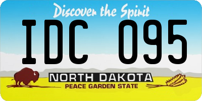 ND license plate IDC095