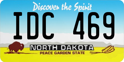 ND license plate IDC469