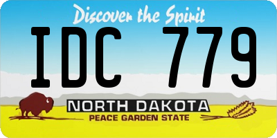 ND license plate IDC779