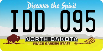 ND license plate IDD095