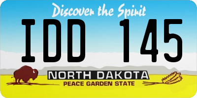 ND license plate IDD145
