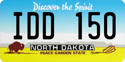 ND license plate IDD150