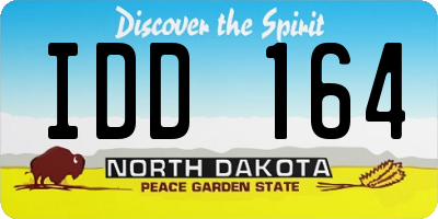 ND license plate IDD164