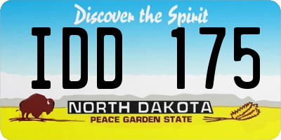 ND license plate IDD175