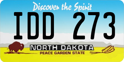 ND license plate IDD273
