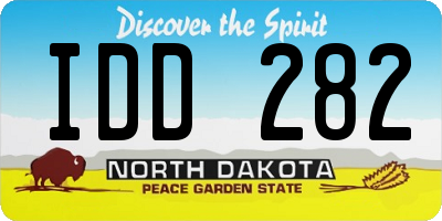 ND license plate IDD282