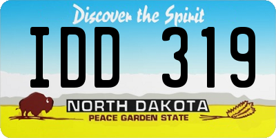 ND license plate IDD319