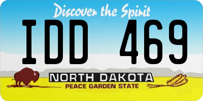 ND license plate IDD469