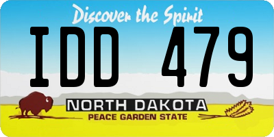 ND license plate IDD479