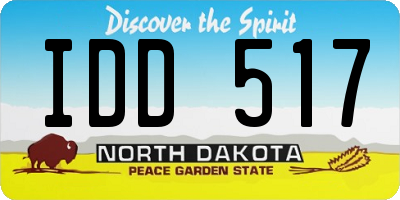 ND license plate IDD517