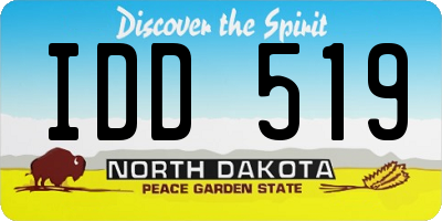 ND license plate IDD519