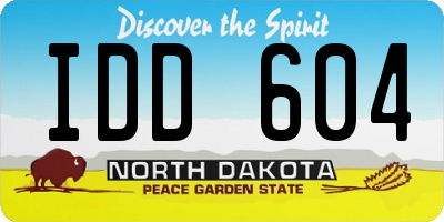 ND license plate IDD604