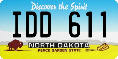 ND license plate IDD611