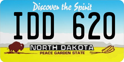 ND license plate IDD620