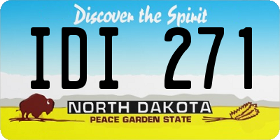 ND license plate IDI271