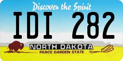 ND license plate IDI282