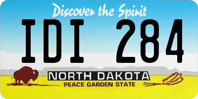 ND license plate IDI284