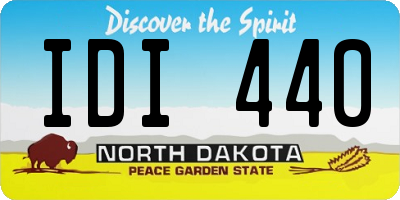 ND license plate IDI440