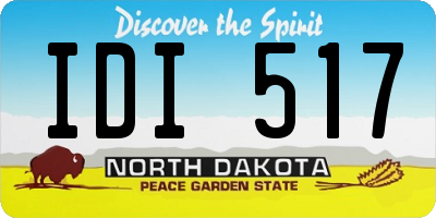 ND license plate IDI517