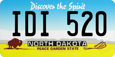 ND license plate IDI520