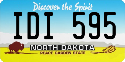 ND license plate IDI595