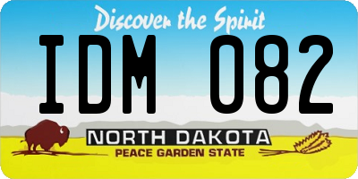 ND license plate IDM082