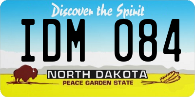 ND license plate IDM084
