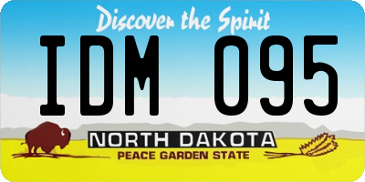 ND license plate IDM095