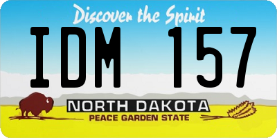 ND license plate IDM157