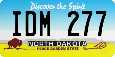 ND license plate IDM277
