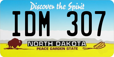 ND license plate IDM307