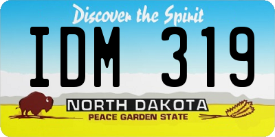 ND license plate IDM319