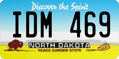ND license plate IDM469