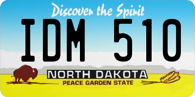 ND license plate IDM510