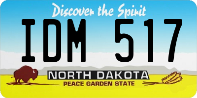 ND license plate IDM517
