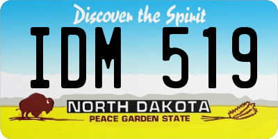 ND license plate IDM519