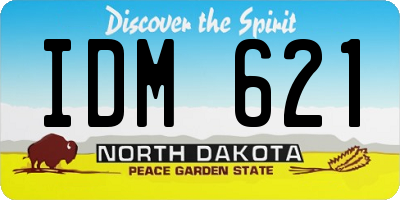 ND license plate IDM621