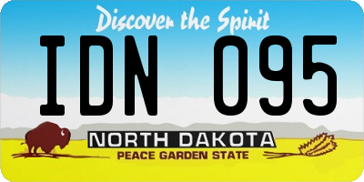 ND license plate IDN095