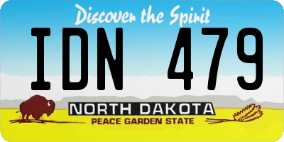 ND license plate IDN479