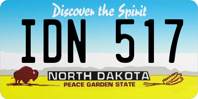 ND license plate IDN517
