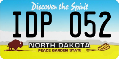ND license plate IDP052