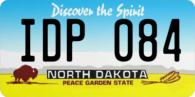 ND license plate IDP084