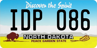 ND license plate IDP086