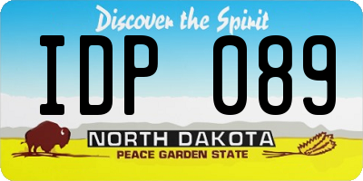 ND license plate IDP089