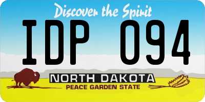 ND license plate IDP094