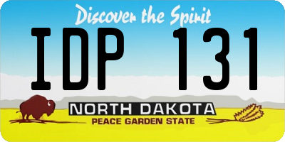 ND license plate IDP131
