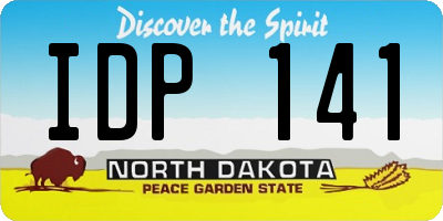 ND license plate IDP141