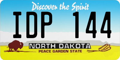 ND license plate IDP144