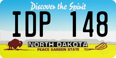 ND license plate IDP148